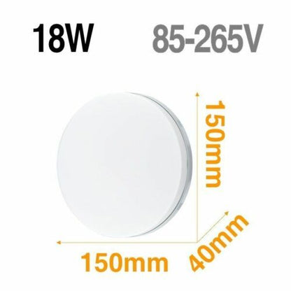 Square LED Panel Light 18W 24W 36W 48W Round Ceiling Lamp Downlight AC85-265V 1
