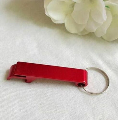 Personalized Bottle Opener 50pcs Custom Engraved Key Rings Wedding Name Gift Day
