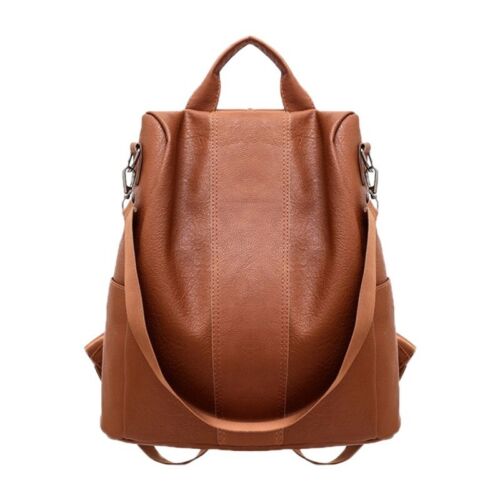 Women's Ladies Rucksack Anti-theft Bag PU Leather Backpack School Bag Handbag