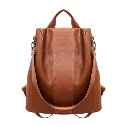 Women's Ladies Rucksack Anti-theft Bag PU Leather Backpack School Bag Handbag