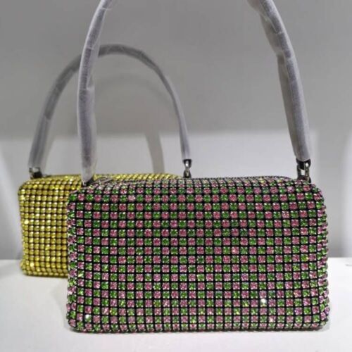 Evening Bag Purse Clutch Wedding Small Handbag Women Rhinestone Shoulder Bag 1PC