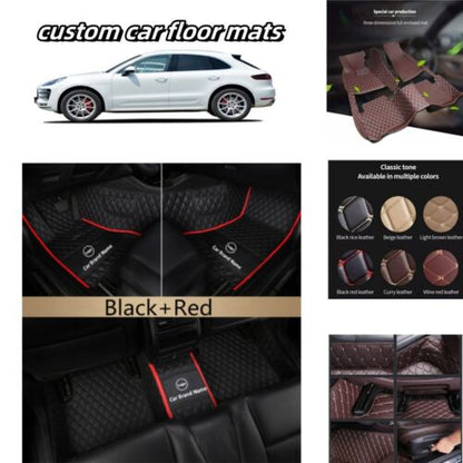 For Audi All Models Car Floor Mats Luxury Custom Carpets Waterproof Cargo Liners