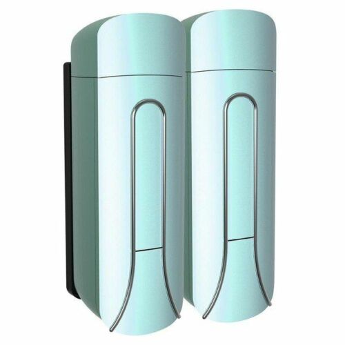 Liquid Soap Dispenser Bathroom Wall Mounted Kitchen Plastic 350ml Shower Gel Abs