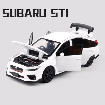 1/32 Subarus WRX STI Alloy Sports Car Model Diecast Simulation Metal Toy Race Ca