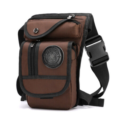 Men Drop Leg Bag Waist Cross Body Outdoor Sports Male Belt Hip Bags