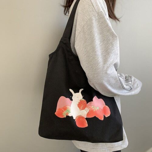 Canvas Totes Large Shoulder Bags Shopping Purse Handbag Tote Pouch 42*38 CM Bags