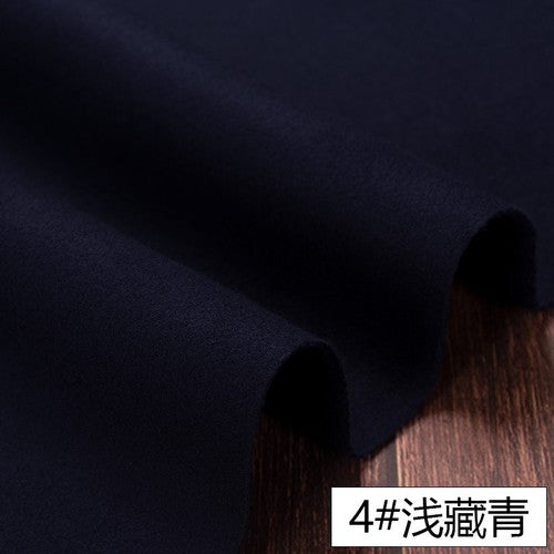 Fall Thick Solid Cashmere Imitation Wool Cloth Diy Coat Woollen Fabric Wide 57"