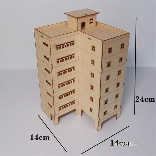 Urban Scene Building Model Handmade DIY Material Set Architecture School Model