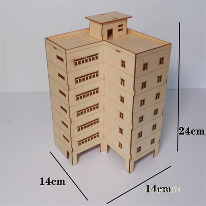 Urban Scene Building Model Handmade DIY Material Set Architecture School Model
