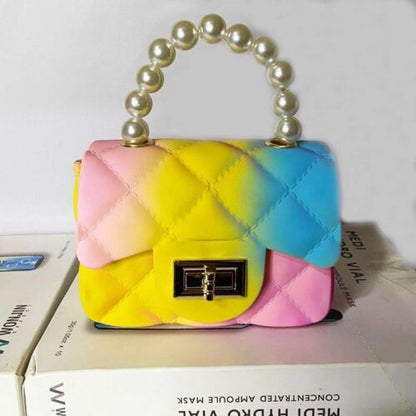 Women Mini Handbags Candy Color Jelly Crossbody Bags Girls Small Coin Pouch Baby