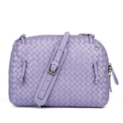 Luxury Shoulder Bag Sheepskin Handmade Woven Crossbody Bags Messenger Purse Bags