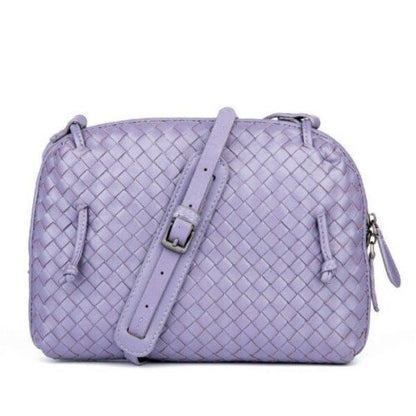 Luxury Shoulder Bag Sheepskin Handmade Woven Crossbody Bags Messenger Purse Bags