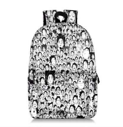 Backpack Waterproof Student School Bag Bookbag Cosplay Travel Fashion Red Purple