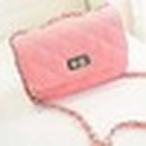 Leather Handbag Shoulder Cross Body Bag Satchel Purse Solid Chains Hasp Flap