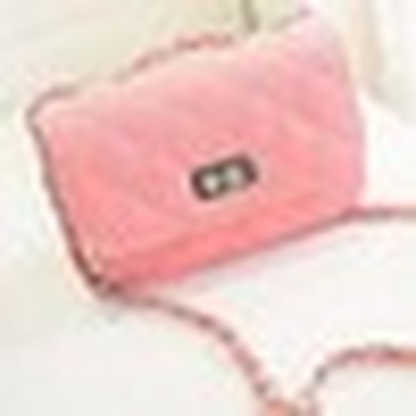 Leather Handbag Shoulder Cross Body Bag Satchel Purse Solid Chains Hasp Flap
