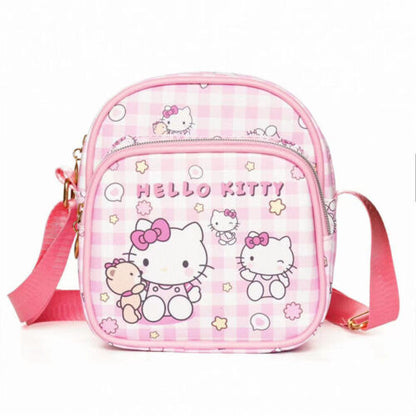 hellokitty kuromi PU fashion shoulder bag kids storage bag outdoor bag POUCH