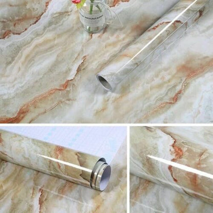 Kitchen PVC Wall Stickers 60cm x 10m Bathroom Self-adhesive Waterproof Wallpaper