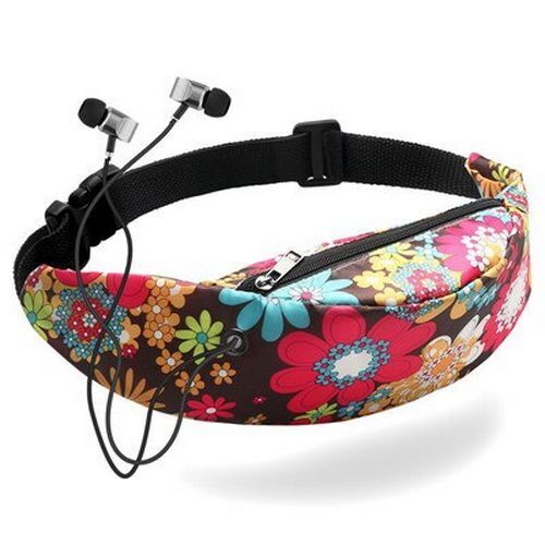 Women Waist Bag Waterproof Canvas Belt Bag Fanny Pack Sling Bags Phone Pouch 1PC