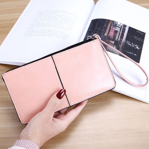 Wallet Long Zipper Clutch Hand Bag Phone Card Holder Coin Purse Thin Wallet 1 PC