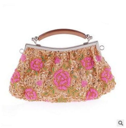 Women Clutch Bags Beads Evening Bag Day Clutches Party Bag Lady Vintage Purse