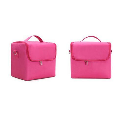 Multilayer Cosmetic Bag Nail Art Tool Case Makeup Organizer Large Capacity Bags