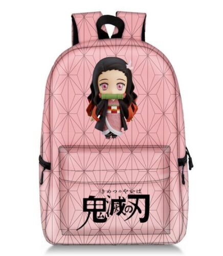 Backpack Waterproof Student School Bag Bookbag Cosplay Travel Fashion Red Purple