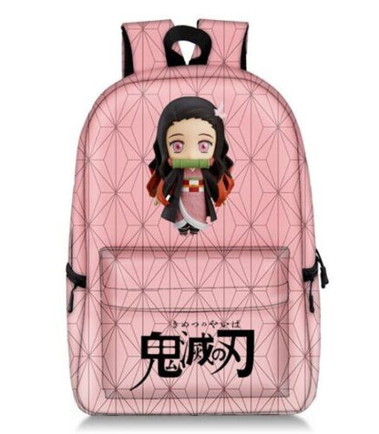 Backpack Waterproof Student School Bag Bookbag Cosplay Travel Fashion Red Purple