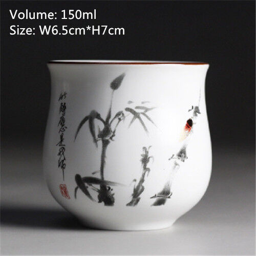 Chinese tea cup Japanese style master cup of tea blue-and-white porcelain cups