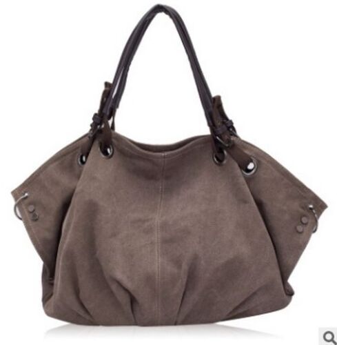 Canvas Bag Large Handbag Shoulder Messenger Bags Versatile Polyester Purse 1 PC