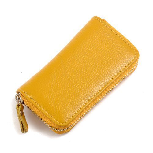 Vintage Genuine Leather Wallet Men Key Holder Organizer Multifunction Covers Bag