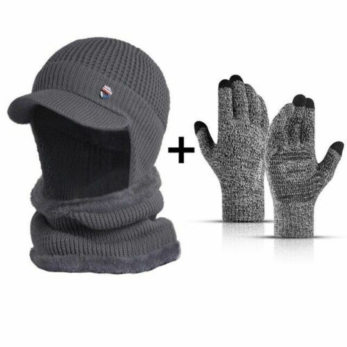 Winter Hat Bandana Scarf Outdoor Ear Protection Warm Thick Bicycle Knitted Cap