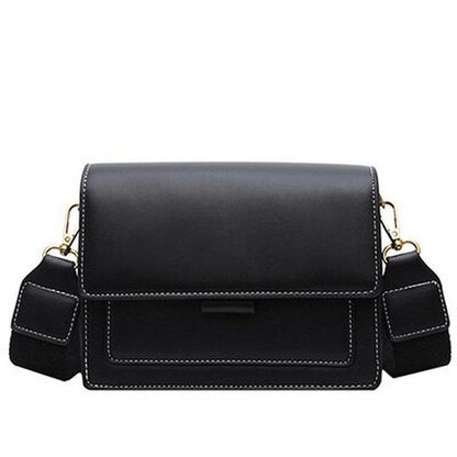 Crossbody Bag Handbag Flap Bags Simple Shoulder Purse Luxury Polyester Brown 1PC