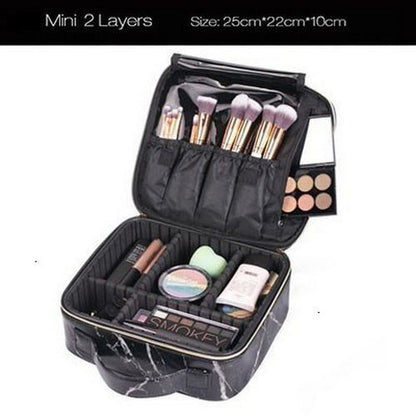 Makeup Cosmetic Bag Waterproof Case Organizer Large Storage Traveling Pouch Bags
