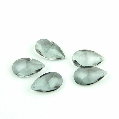 Colored Lighting Teardrop Crystal Glass Prism Chandelier Spare Parts Accessories