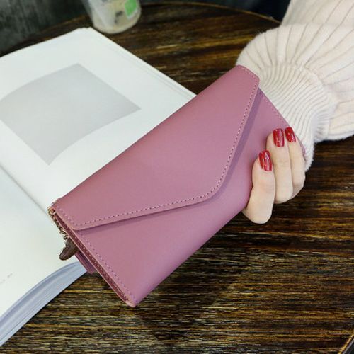 Wallets Purses Synthetic Leather Wristband Leaf Print Long Large Bag Wallets 1PC