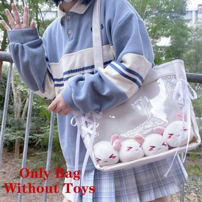 Shoulder Bag Women Soft Synthetic Leather Big Canvas Tote Shopper 32*29*13CM Bag