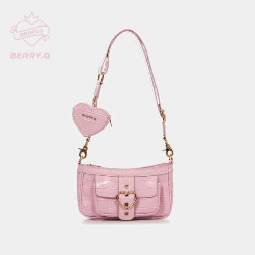 Shoulder Bag Synthetic Leather Crossbody Bag Coin Purse Handbag Wallet 23*12*3CM