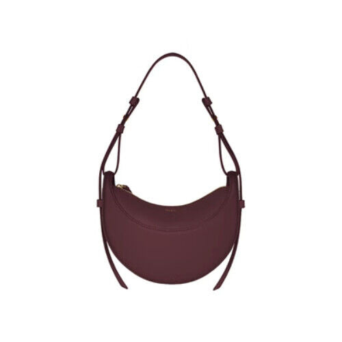 Genuine Leather Shoulder Bag Women Handbag Saddle Bag Half Bag Underarm Bag