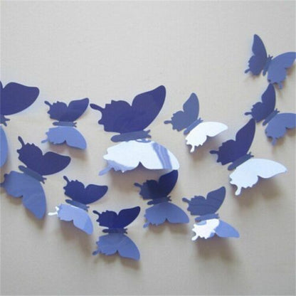 Butterfly Wall Furniture Stickers Home Poster Kitchen Room Adhesive Decoration