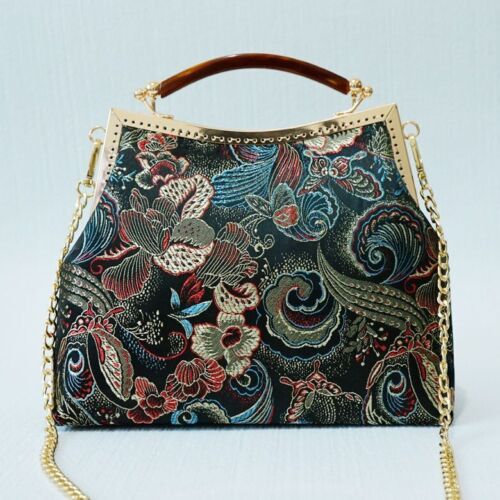 Chain Women Shoulder Crossbody Bag Tote Handbags Purse Vintage Shell Lock Bags