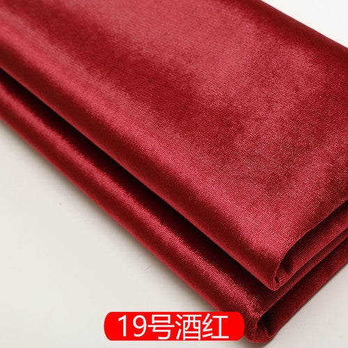 Sofa Upholstery Velour Fabric Thick European Soft Roll Cushion Velvet DIY Cloth