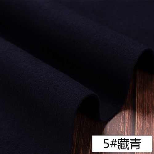 Fall Thick Solid Cashmere Imitation Wool Cloth Diy Coat Woollen Fabric Wide 57"