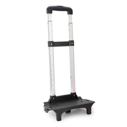 Children 2/6 Wheels Rod Bracket Roll Cart Kid Backpack School Bag Luggage bag