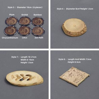 Natural Wooden Coasters|Tea Coasters|Tea Placemats|Tea Accessories