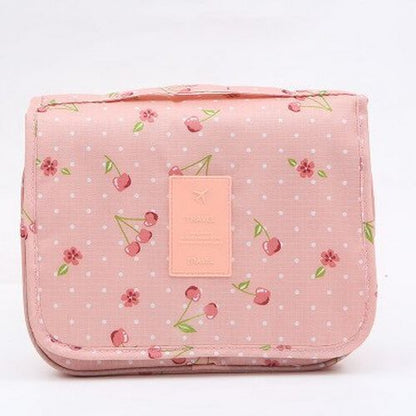 Solid Makeup Bag Toiletries Organizer Traveling Kit Cosmetic Purse 18.5*24*9.5CM