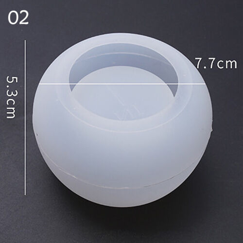 Round Silicone Mold Flower Pot Concrete Storage Box Mould Home Decor Epoxy Resin