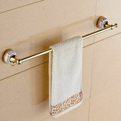 Luxury Towel Racks Stainless Steel Ceramic Wall Mounted Bathroom Accessories Set