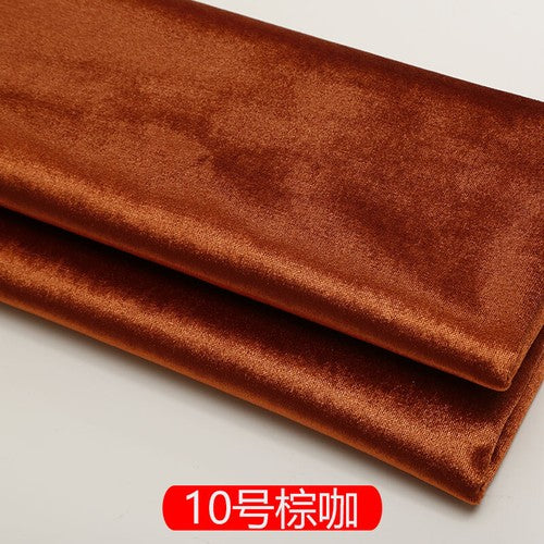 Sofa Upholstery Velour Fabric Thick European Soft Roll Cushion Velvet DIY Cloth