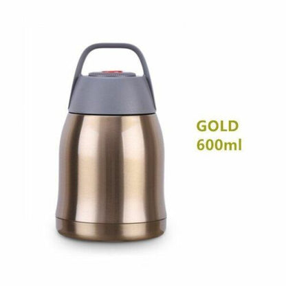 Thermos Lunch Box 800ML/1000ML/1200ML Portable Stainless Steel Food Containers