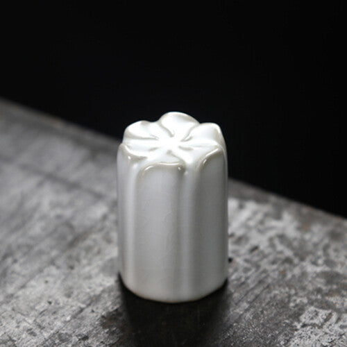 Porcelain Holder For Lid Of Tea Pot Gaiwan Creative Ruyao Crackle Glaze Rack